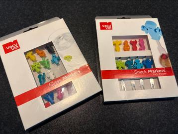 Vacuvin Snack markers en Glas Markers beschikbaar voor biedingen