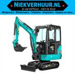 TE HUUR!! minigraver minikraan dumpers huren, Ophalen of Verzenden, Graafmachine