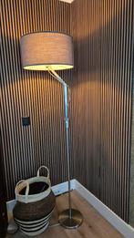 RVS staande Lampen 2 stuks, Huis en Inrichting, Lampen | Vloerlampen, Ophalen, RVS, Zo goed als nieuw, Metaal
