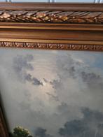 Olieverf schilderij in barokke lijst, Antiek en Kunst, Kunst | Schilderijen | Klassiek, Ophalen of Verzenden