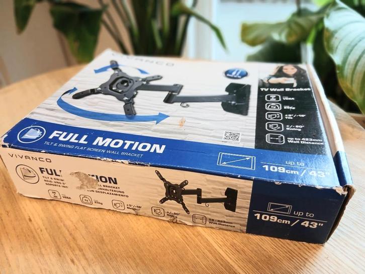 Vivanco BFMO 6020 TV Ophangbeugel / Wandsteun <43", Audio, Tv en Foto, Televisiebeugels, Zo goed als nieuw, Ophalen of Verzenden