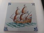 Scheepstegel Makkum, Antiek en Kunst, Antiek | Wandborden en Tegels, Ophalen of Verzenden