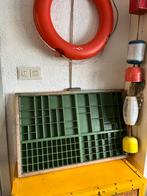 Vintage Brocante Letterbak - Groen, Ophalen, Gebruikt