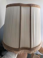 Vintage Lampenkap Crème/Beige, Ophalen, Gebruikt, 25 tot 50 cm, Wit