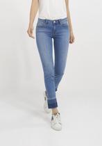 Nieuw: IKKS slim fit 7/8 jeans met franjes mt 34 (kleine 36), Kleding | Dames, Nieuw, Blauw, Ophalen of Verzenden, W27 (confectie 34) of kleiner