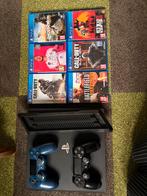 PlayStation 4 Pro met 2 controllers + 6 games, Ophalen, Met games, Met 2 controllers, Zo goed als nieuw