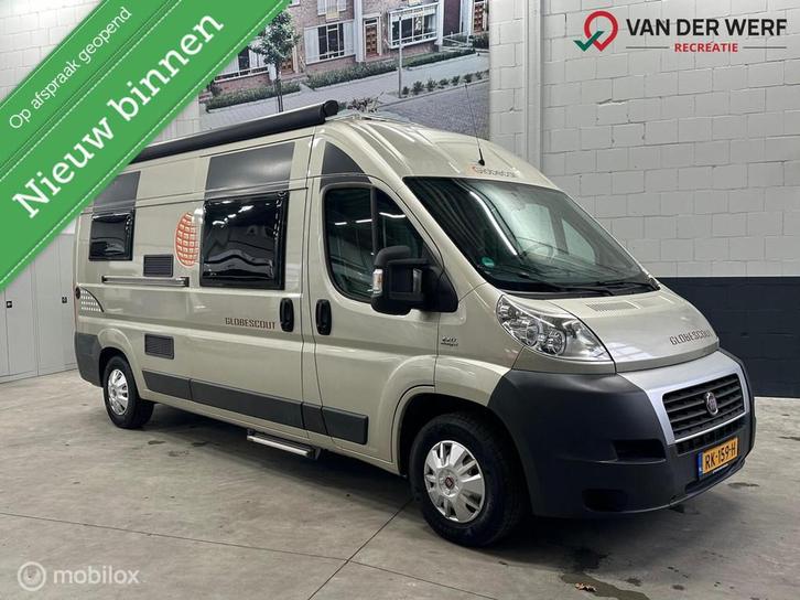 Globecar Globescout 600 I FIAT I EURO 5 I Luifel I 116.463KM, Caravans en Kamperen, Campers, Bedrijf, tot en met 3, Buscamper of Camperbus