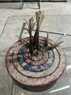 Oud dartbord, Ophalen