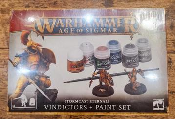 warhammer age of sigmar vindictors + paint set nieuw in doos beschikbaar voor biedingen