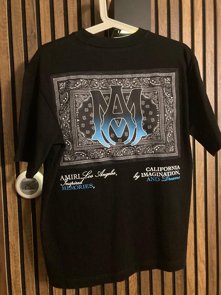 AMIRI SHIRT, Maat 48/50 (M), Zwart, Ophalen of Verzenden, Zo goed als nieuw