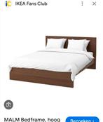 Ikea Malm bed 160x200 bruin, Huis en Inrichting, Ophalen, Bruin, Tweepersoons, Zo goed als nieuw