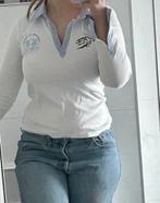 La Martina Blouse Wit Maat M, Maat 38/40 (M), Wit, Ophalen of Verzenden, Zo goed als nieuw
