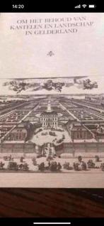 Om het behoud van kastelen en landschap in Gelderland, Boeken, Ophalen of Verzenden, 20e eeuw of later, Zo goed als nieuw