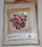 borduurpakket kussen 40x40 cm 9004, Ophalen of Verzenden, Nieuw, Handborduren, Borduurpakket