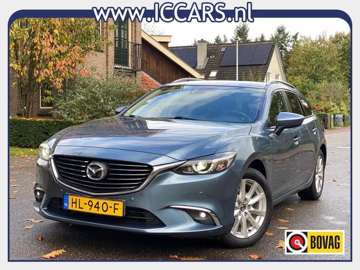 Mazda 6 SPORTBREAK 2.2D SA-D - Leer - Memory - Navi - 6 bak, Auto's, Mazda, Bedrijf, 6 sportbreak, ABS, Airbags, Airconditioning