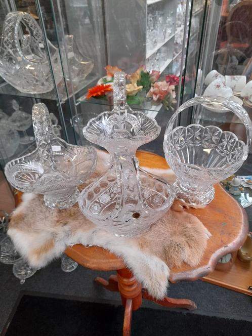 Div mooie kristallen manden, Antiek en Kunst, Antiek | Glas en Kristal, Ophalen of Verzenden