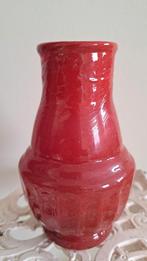 Oud mondgeblazen glazen vaasje, Huis en Inrichting, Gebruikt, Ophalen of Verzenden, Glas, Minder dan 50 cm