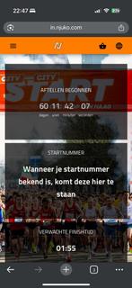 Startbewijs CPC loop Den Haag, halve marathon, Eén persoon