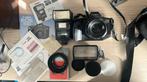 Canon EOS 650 + toebehoren in tas, Canon, Gebruikt, Ophalen of Verzenden