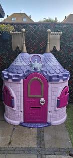 Feber prinsessenkasteel speelhuis tuin, Kinderen en Baby's, Speelgoed | Buiten | Speelhuisjes, Ophalen, Zo goed als nieuw, Kunststof