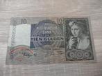 Biljet 10 gulden Meisje met druiven / Herderin, 1941, Ophalen of Verzenden, 10 gulden