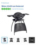 Te koop! Weber Q1400 met onderstel, Tuin en Terras, Elektrische barbecues, Ophalen, Zo goed als nieuw, Weber.
