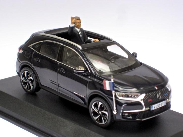 DS 7 Crossback 2017 présidentielle Macron Norev 1:43, Hobby en Vrije tijd, Modelauto's | 1:43, Nieuw, Auto, Norev, Ophalen of Verzenden