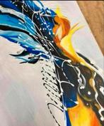 Canvas abstract kunst-art schilderij kunstwerk modern style, Ophalen of Verzenden