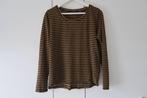 Maison Scotch gestreept truitje - Zwart/Goud, Kleding | Dames, Truien en Vesten, Maat 38/40 (M), Zwart, Zo goed als nieuw, Maison Scotch