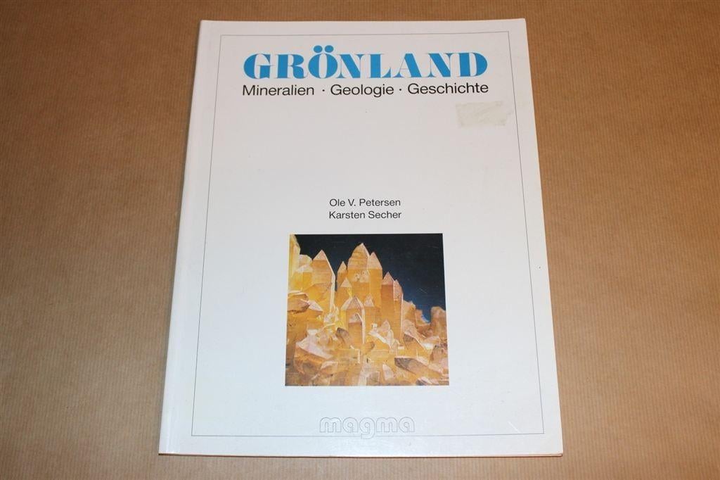 Boek over geologie, mineralen e.d. van Groenland !!, Boeken, Ophalen of Verzenden, Zo goed als nieuw, Europa