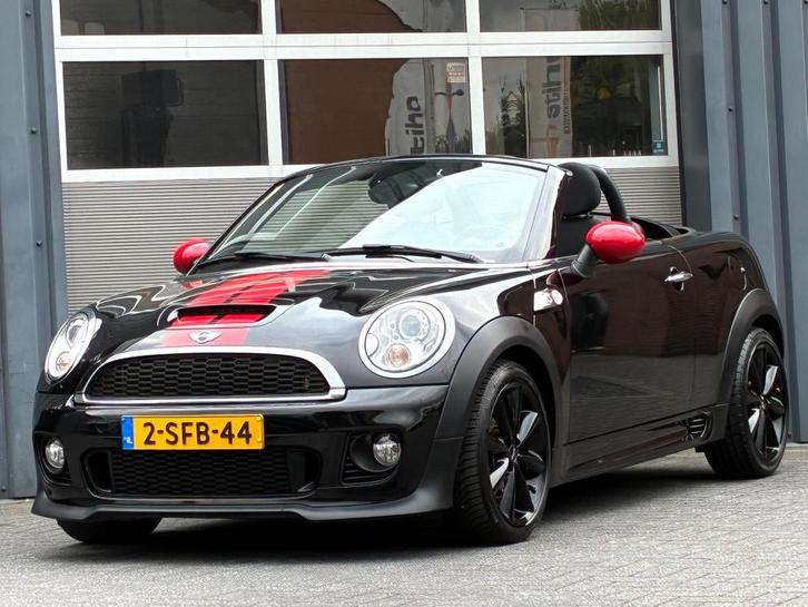Mini Mini Roadster 1.6 Cooper S Chili JCW Navigatie, Climate, Auto's, Mini, Te koop, Roadster, ABS, Airbags, Boordcomputer, Centrale vergrendeling