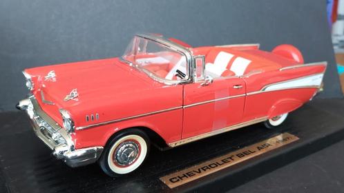 Chevrolet Bel Air 1957 1:18 Yatming Road Signature Pol, Hobby en Vrije tijd, Modelauto's | 1:18, Zo goed als nieuw, Verzenden