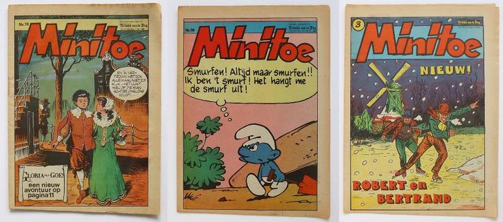 Minitoe striptijdschrift Nieuws van de Dag 1986-1989, Verzamelen, Stripfiguren, Gebruikt, Overige typen, Overige figuren, Verzenden