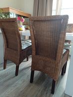 Rieten stoelen 4 stuks, Ophalen, Gebruikt
