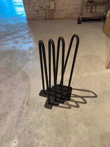 DIY Tafelpoten - Zwart Metaal - 40cm beschikbaar voor biedingen