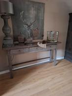 Landelijke Sidetable Driftwood Serie met 3 lades, Huis en Inrichting, Tafels | Sidetables, Ophalen, 100 tot 150 cm, Zo goed als nieuw