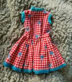 Vintage BARBIE jurkje roze rood blauw, Verzamelen, Ophalen of Verzenden, Gebruikt, Kleertjes