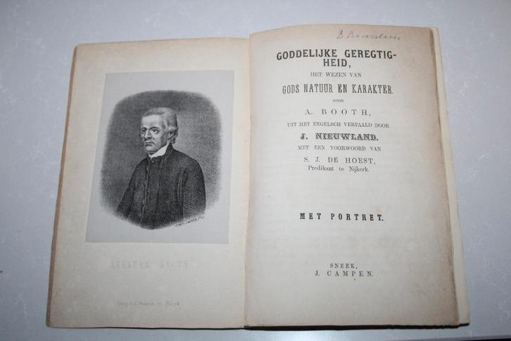 A. Booth - Goddelijke geregtigheid (1863, vw S.J. de Hoest), Boeken, Godsdienst en Theologie, Gelezen, Christendom | Protestants