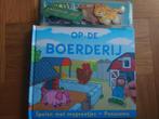 Magneet boek ' Op de borderij', Ophalen of Verzenden, Zo goed als nieuw, Puzzelen
