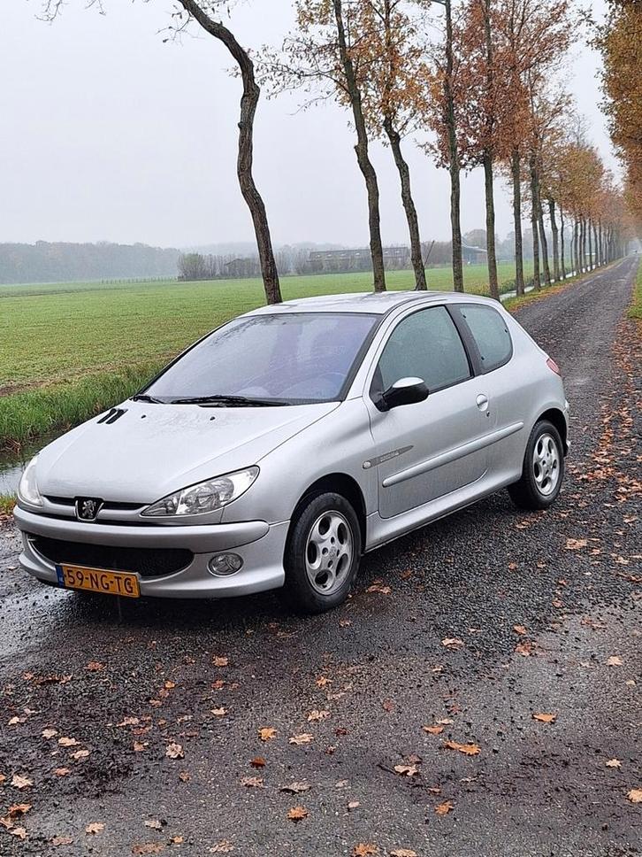 Peugeot 206 1.4 X-line 3D 2003 Grijs, Auto's, Peugeot, Particulier, ABS, Airbags, Airconditioning, Centrale vergrendeling, Elektrische ramen