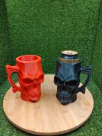 3D geprinte schedel mok 0.5L bierblik houder, Ophalen of Verzenden, Zo goed als nieuw