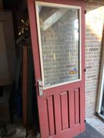 Hardhouten buitendeur 2,12 x 0,82 x0,40, Ophalen, Gebruikt, 80 tot 100 cm, Buitendeur