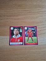 2 Panini Stickers Cristiano Ronaldo Euro 2012, Ophalen of Verzenden, Zo goed als nieuw, Buitenlandse clubs, Poster, Plaatje of Sticker
