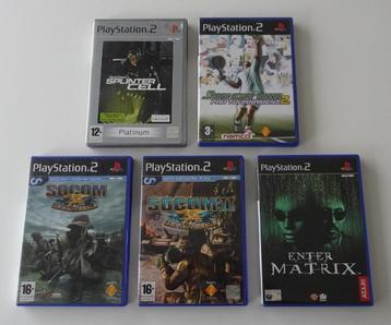 5 Sony PlayStation 2 spellen beschikbaar voor biedingen