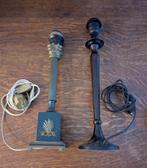 2x lampenvoet / tafellamp, samen in 1 koop, 1 met kap, Ophalen, Gebruikt, Minder dan 50 cm
