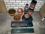 Potten, schotels etc, Tuin en Terras, Ophalen, Kunststof, Gebruikt, Rond