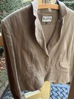 Scarva blazer, Kleding | Dames, Ophalen of Verzenden, Zo goed als nieuw, Maat 42/44 (L), Beige