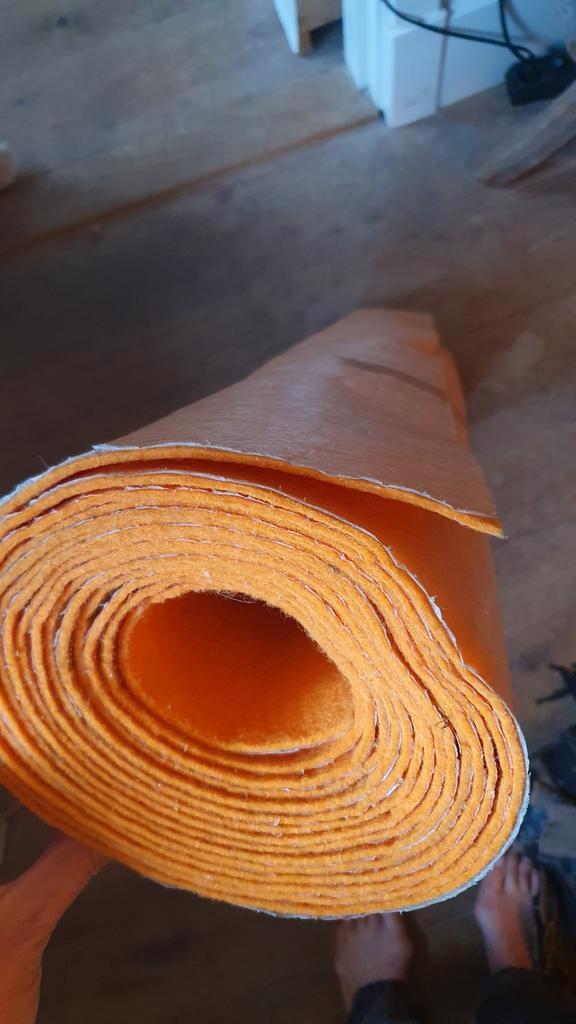 Oranje Loper - Enkele keer gebruikt, Hobby en Vrije tijd, Feestartikelen, Gebruikt, Oranje of Koningsdag, Ophalen of Verzenden