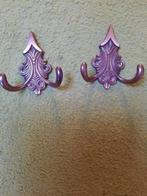 2 gekoperen kapstokhaken, Huis en Inrichting, Woonaccessoires | Kapstokken, Ophalen of Verzenden, Zo goed als nieuw, Wandhaken