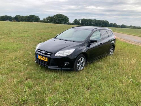 Ford Focus 1.0 Ecoboost 74KW Wagon 2013 Zwart, Auto's, Ford, Particulier, Focus, ABS, Adaptieve lichten, Airbags, Airconditioning